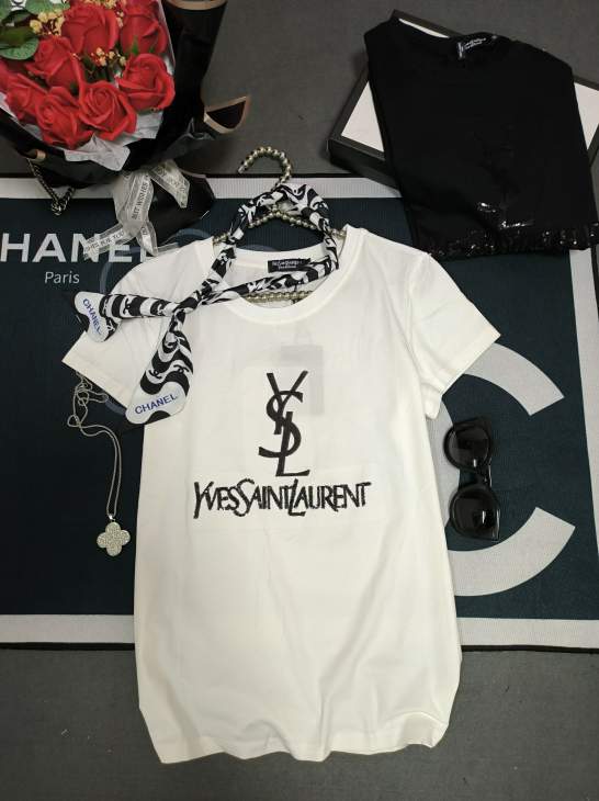Picture of Saint Laurent T Shirts Short _SKUYSLM-2XL13xh182062